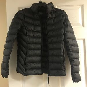 Black puffer jacket - great condition